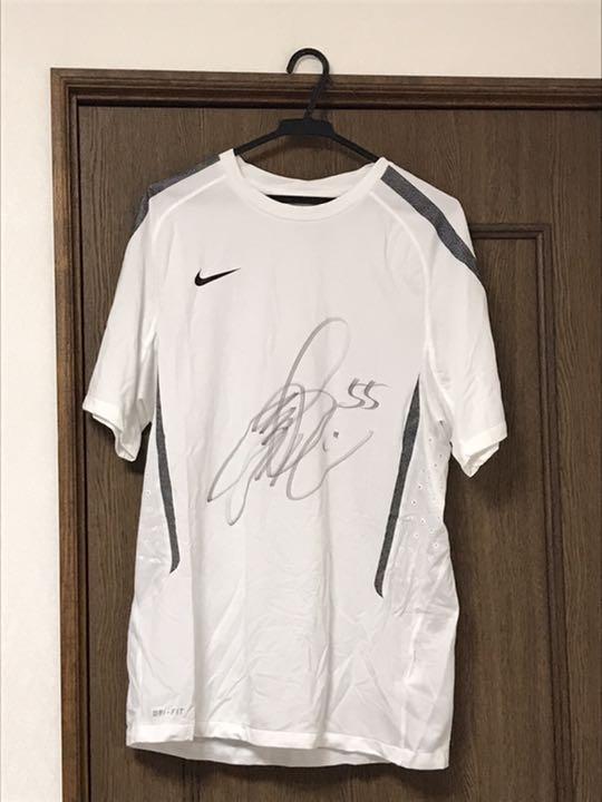 NIKE ナイキ Tシャツ　長友佑都　サイン入り　高校生クイズ