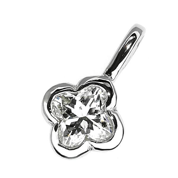 Pt リリーカット ダイヤモンド ペンダント 0.307ct