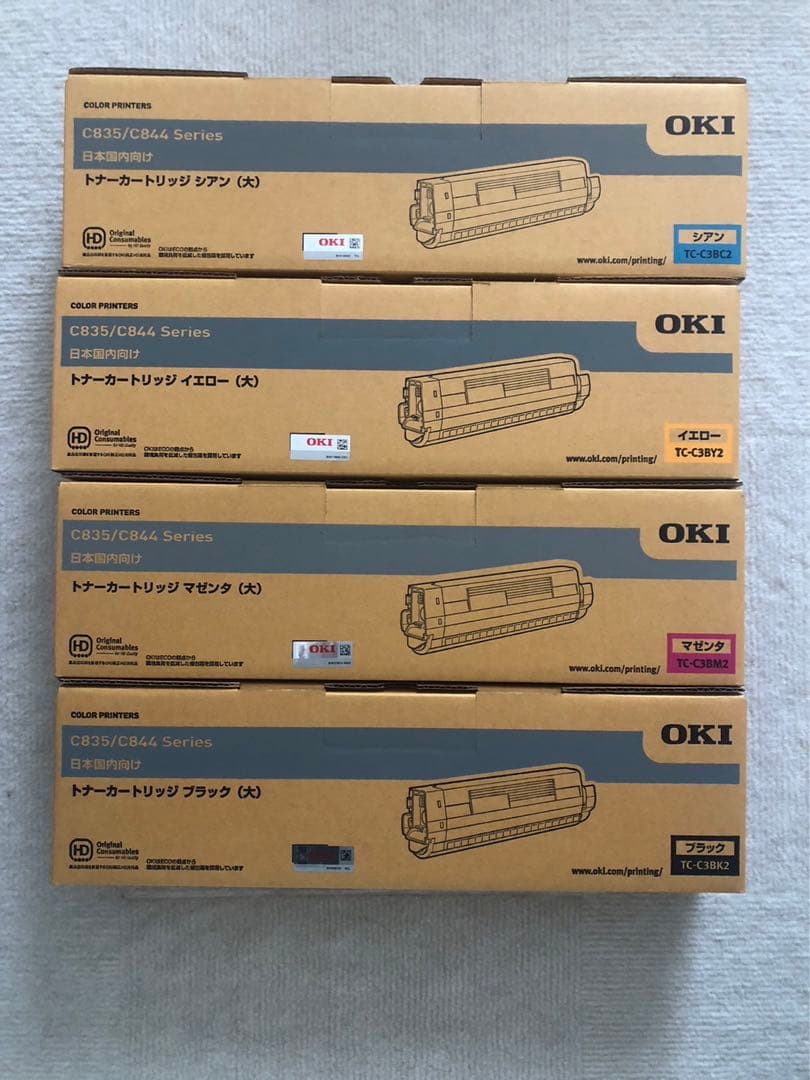 OKI 純正トナーカートリッジ(大) 4色セット