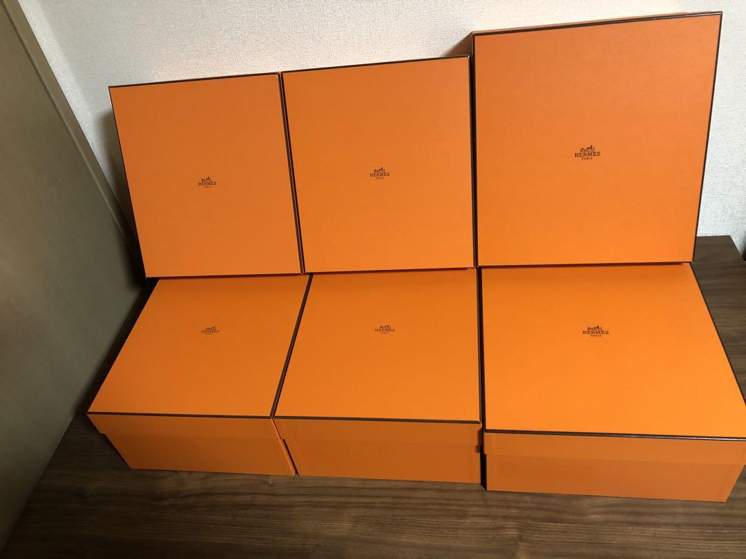エルメス　バーキン25空箱4箱 1497  ケリー28空箱2箱 1496
