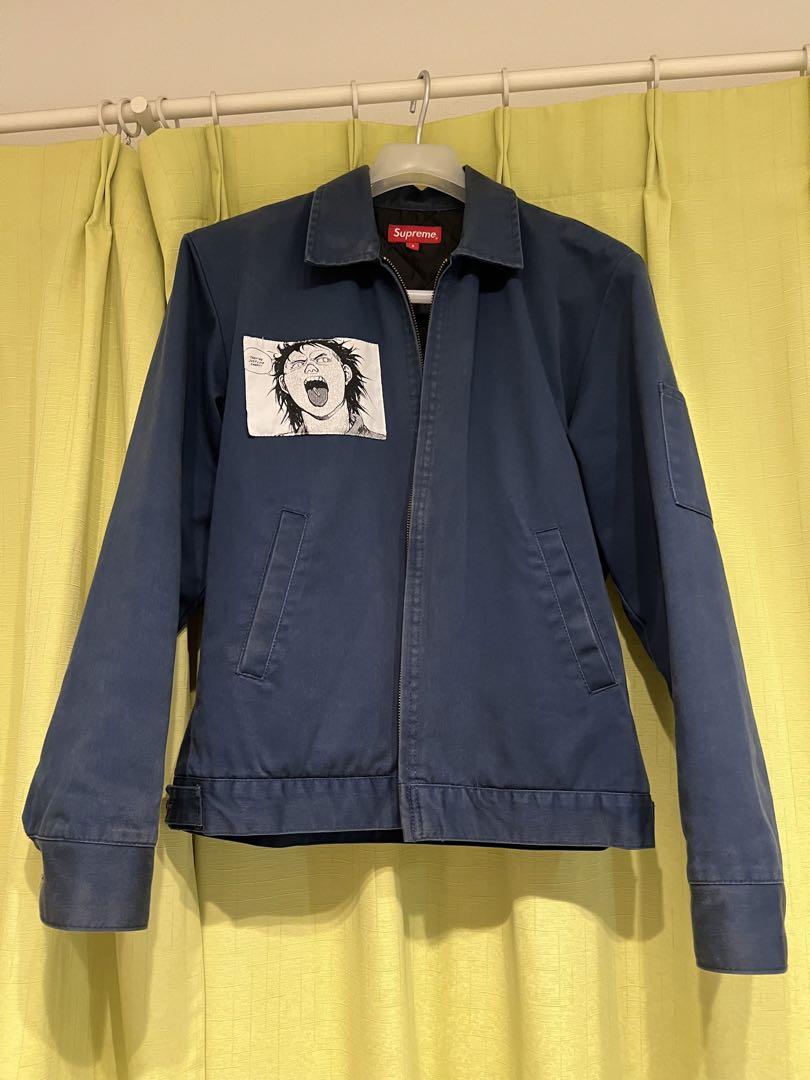 supreme akira ワークジャケット　青　売り切り価格