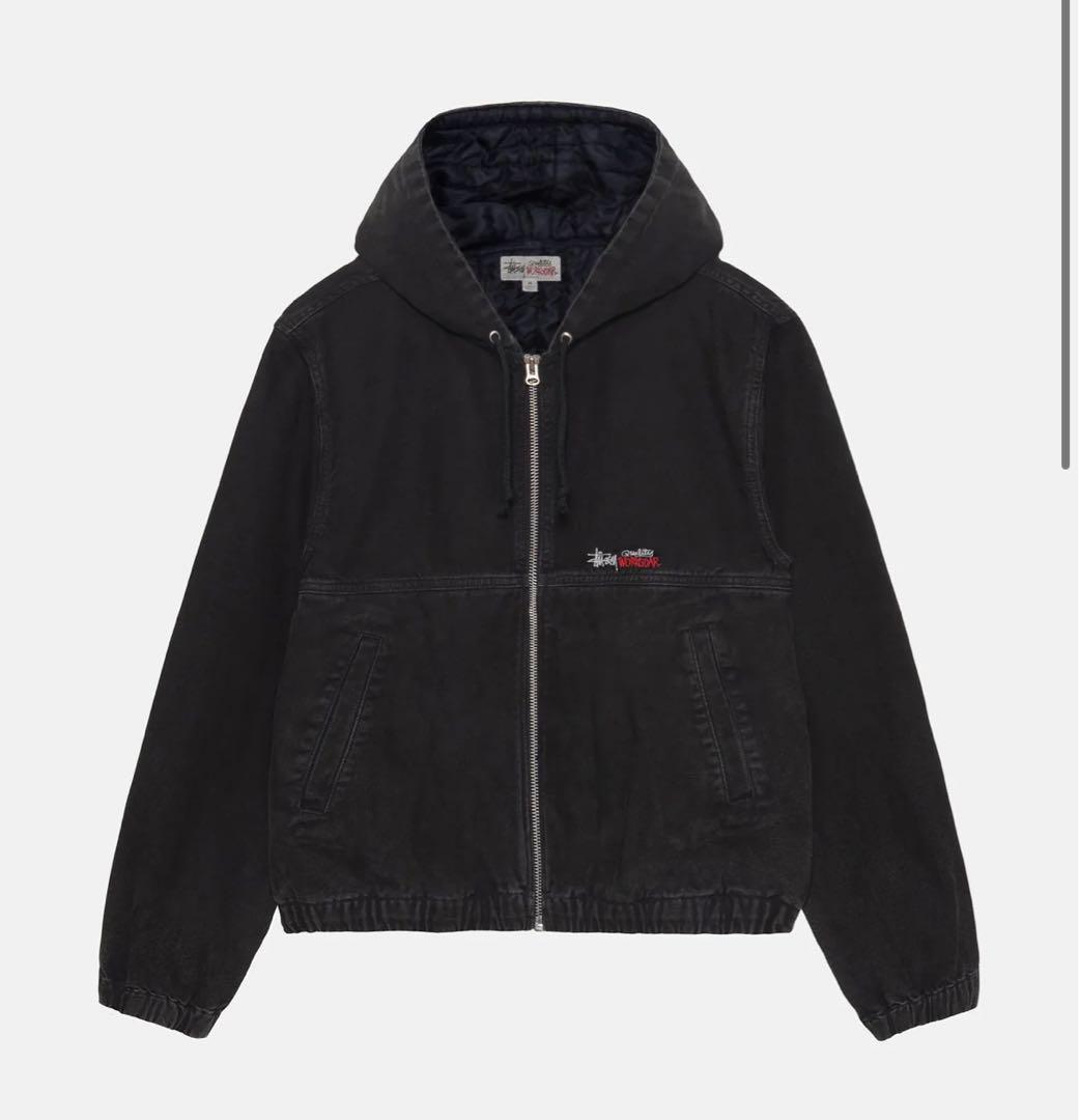 ジャケット・アウター Stussy WORK JACKET INSULATED CANVAS