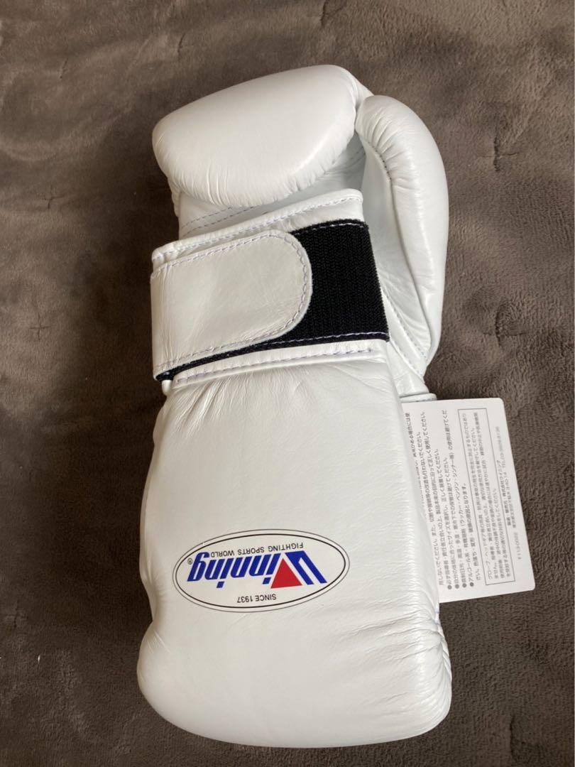 ウイニングボクシンググローブ　新品14オンス　白