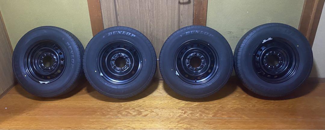 新車外し ハイエース ダンロップ 純正ホイール 15インチ　4本　200系