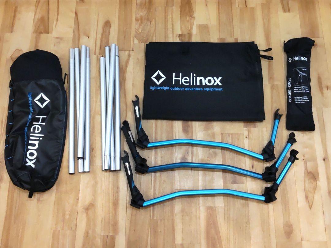 ヘリノックスHelinox　コットワンコンバーチブル　コットレッグ12PCS付き