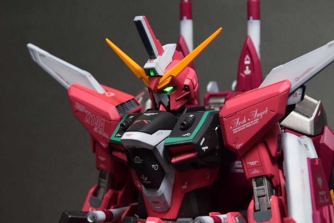 【LED加工/ガンプラ全塗装】MGインフィニットジャスティスガンダム