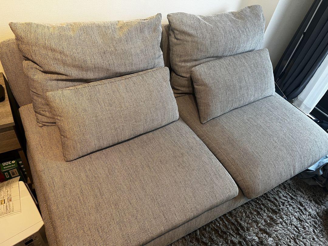 【IKEA ソファ】ソーデルハムン コンパクト 3人がけソファ
