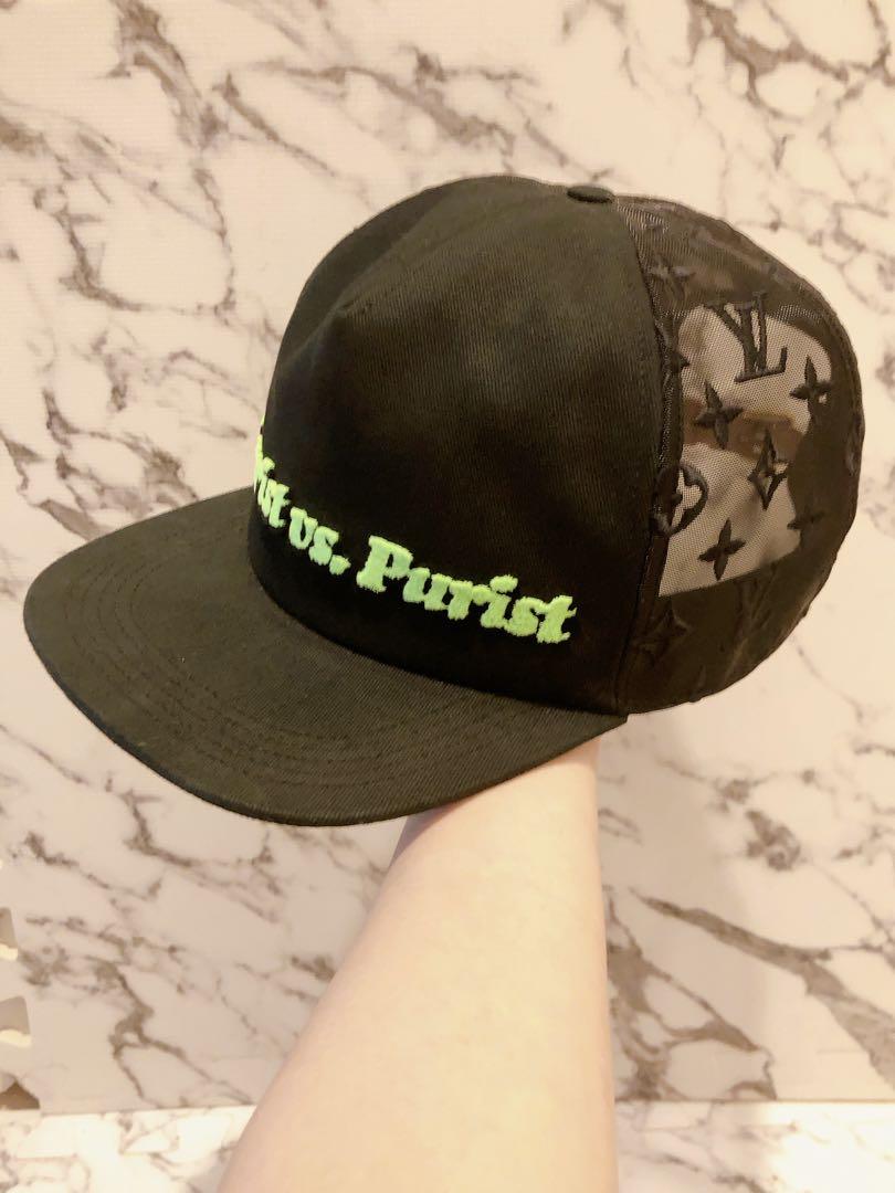 早者勝LOUISVUITTON メンズ  LVメッセージ  メッシュCAP正規品