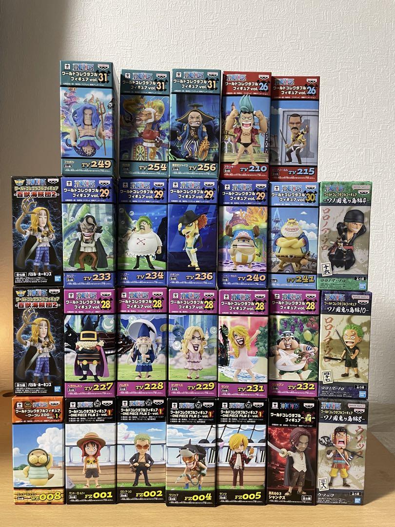 ワンピースワールドコレクタブルフィギュアまとめ売り26本セット