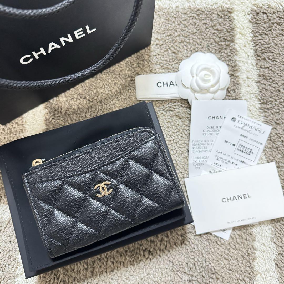 CHANEL ✨シャネル　カードケース⭐︎ミニ財布☆フラグメントケース 24S