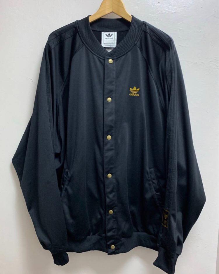 美品★ adidas ジャケット ブラック ゴールド アディダス ジャージ