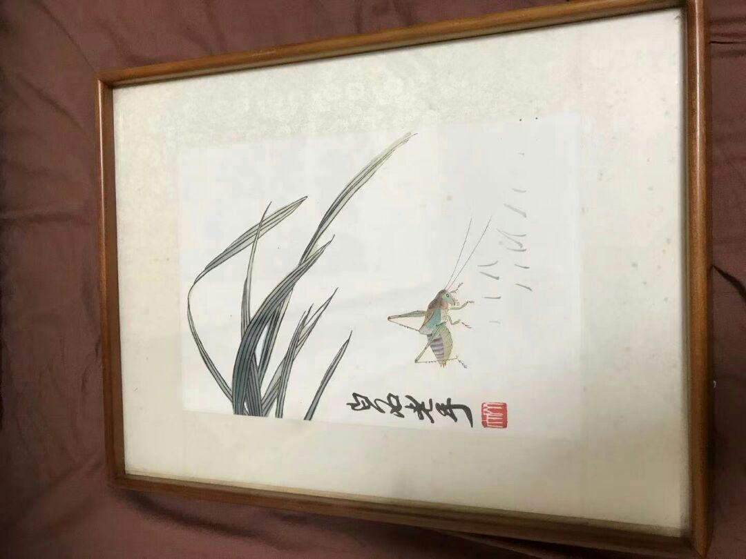 中国画　額付