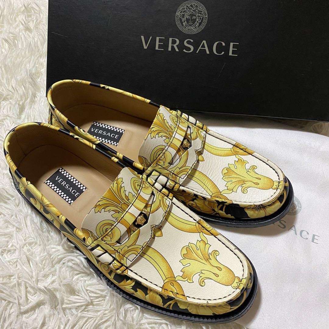 美品・希少　VERSACE  ヴェルサーチ  バロック メデューサ　ローファー