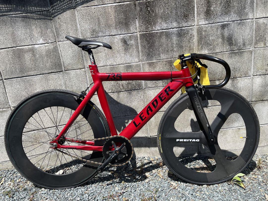 リーダーバイクLEADER BIKE 735  赤 カスタム車