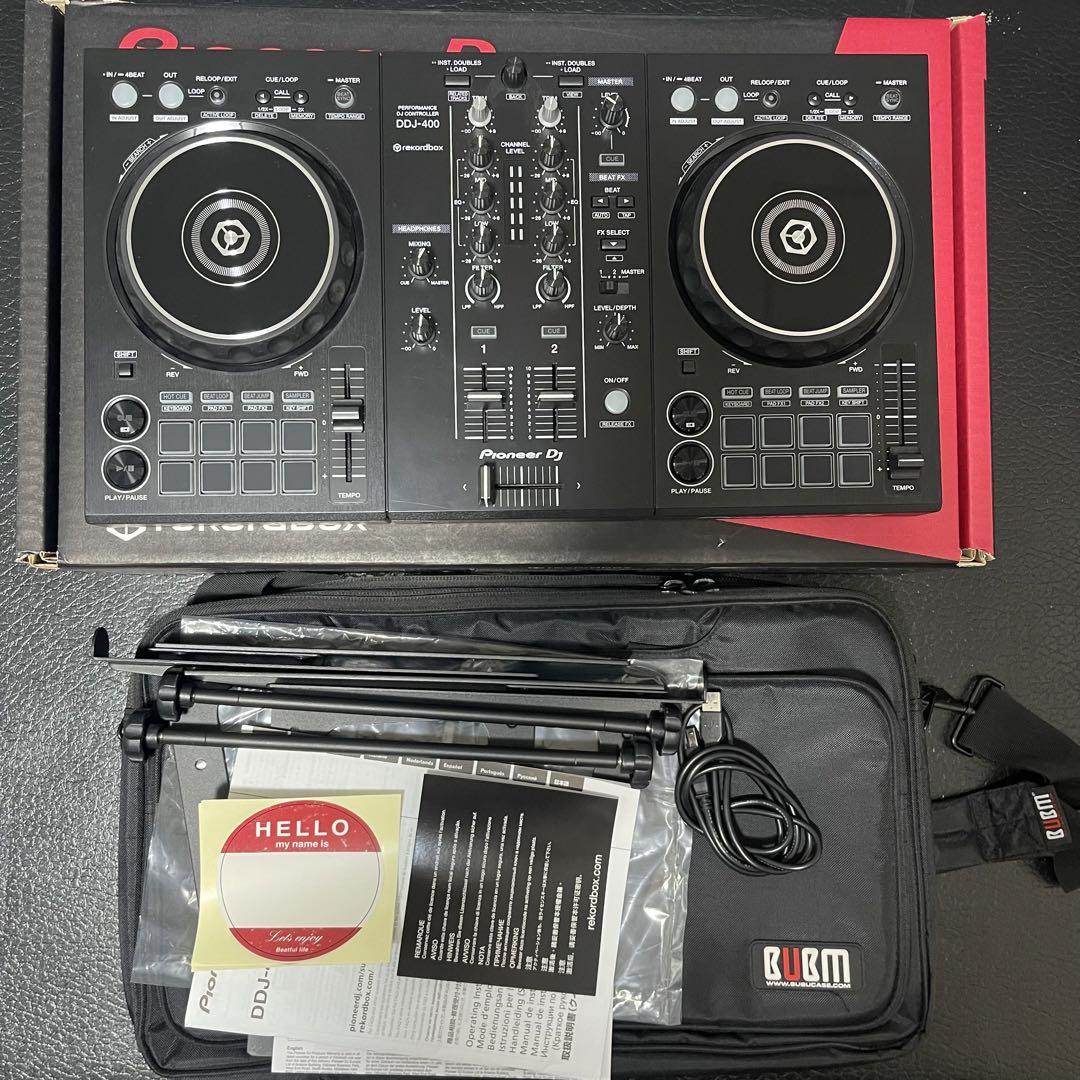 Pioneer DDJ-400 動作OK バッグ・スタンド付　5/7 20時迄