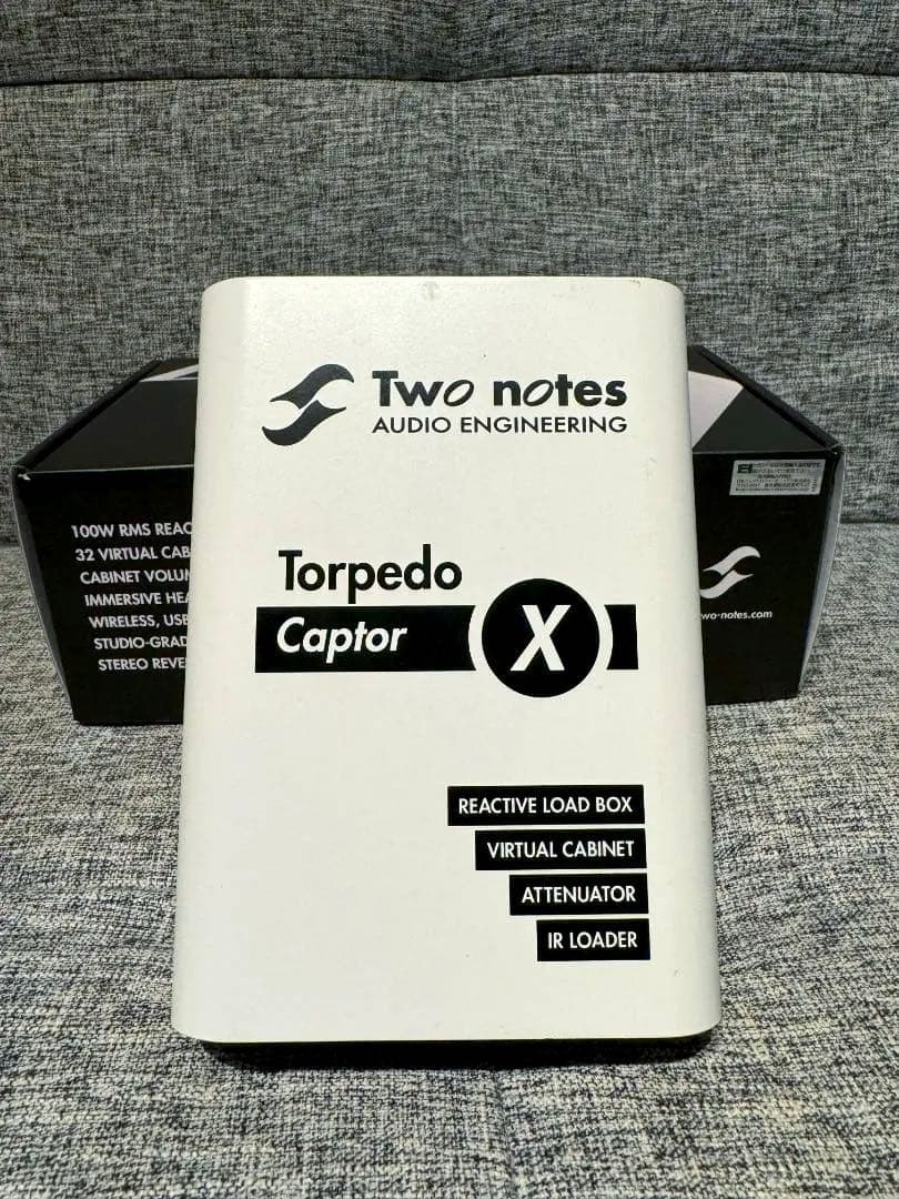Two notes Torpedo Captor X 16Ω