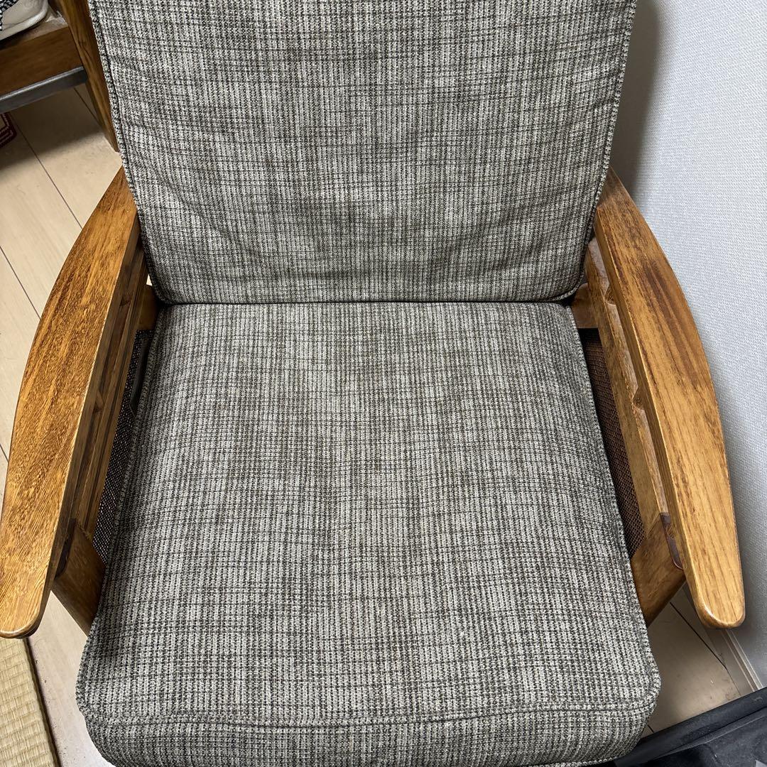 1人掛けソファ ACME FUNITURE WICKER LOUNGE CHAIR