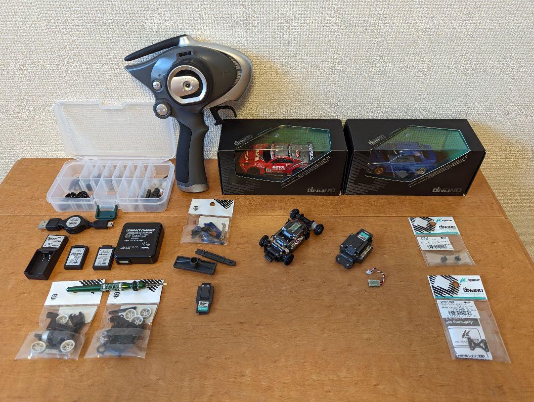 京商 dNaNo 一式｜シャーシ2台、AUTECH Z 2007、プロポ、他