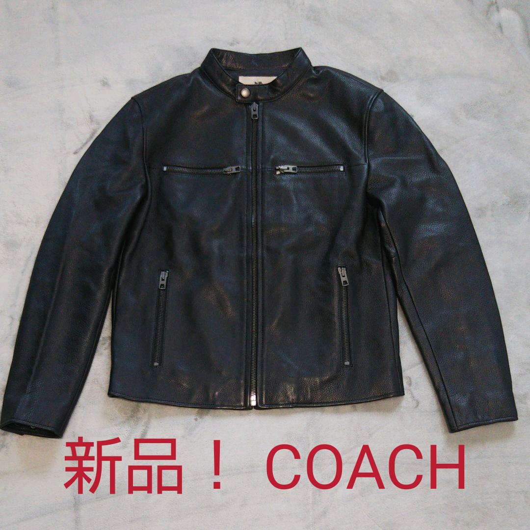 COACH  新品☆ ライダースジャケット コーチ レザージャケット 革ジャン