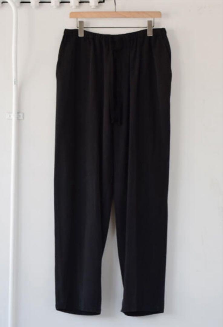 COMOLI 22ss シルクネップドローストリングパンツ　サイズ3