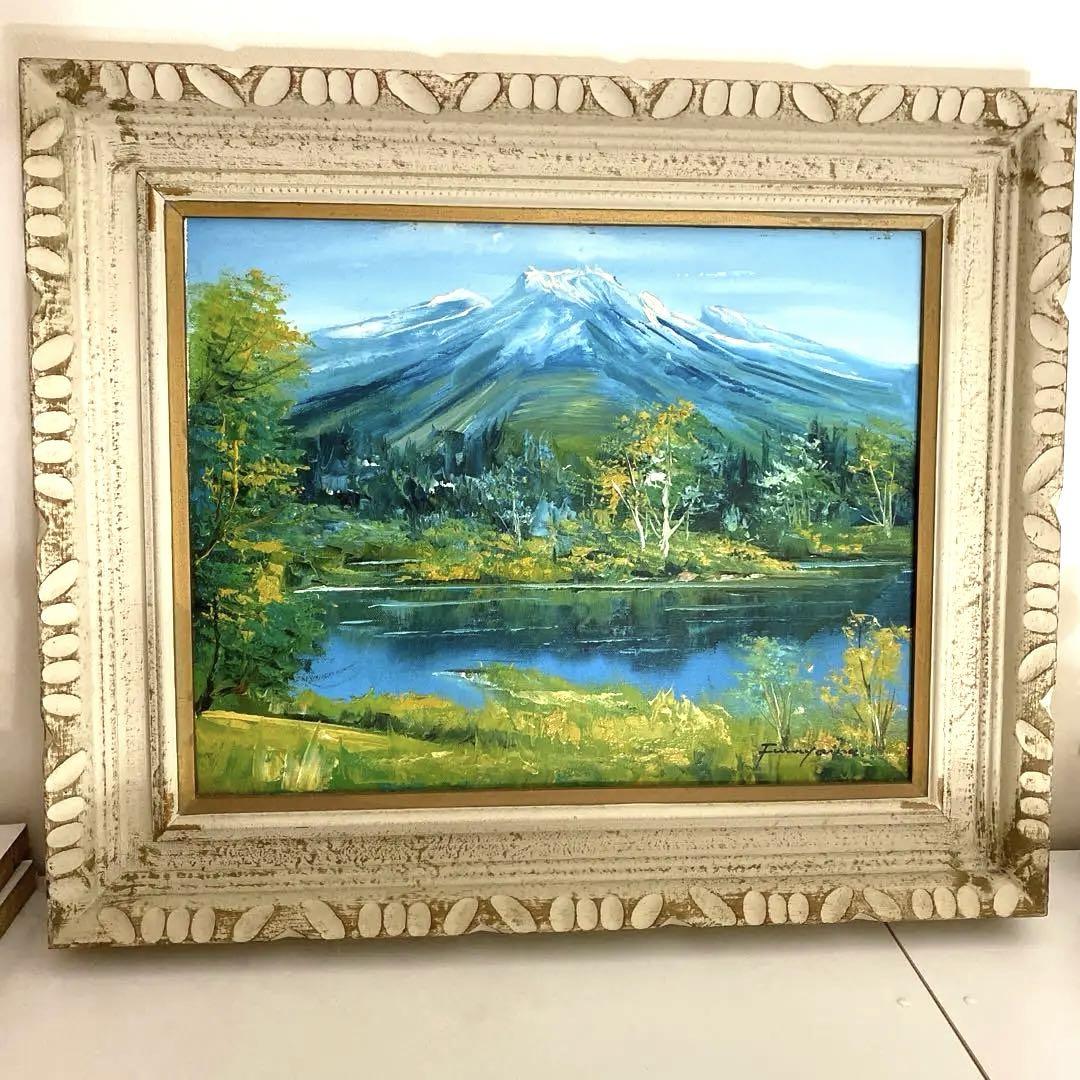大幅値下げ中‼️無題　山の風景画