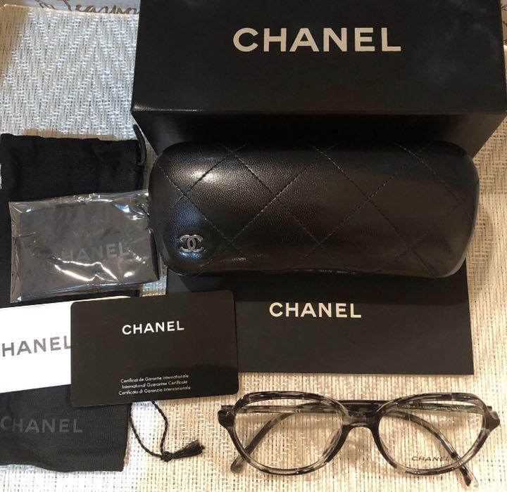 未使用品 CHANEL シャネル メガネ 眼鏡 クリア