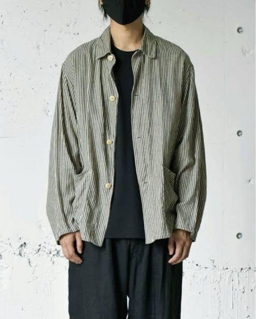 COMOLI 22SS ストライプワークジャケット　size3