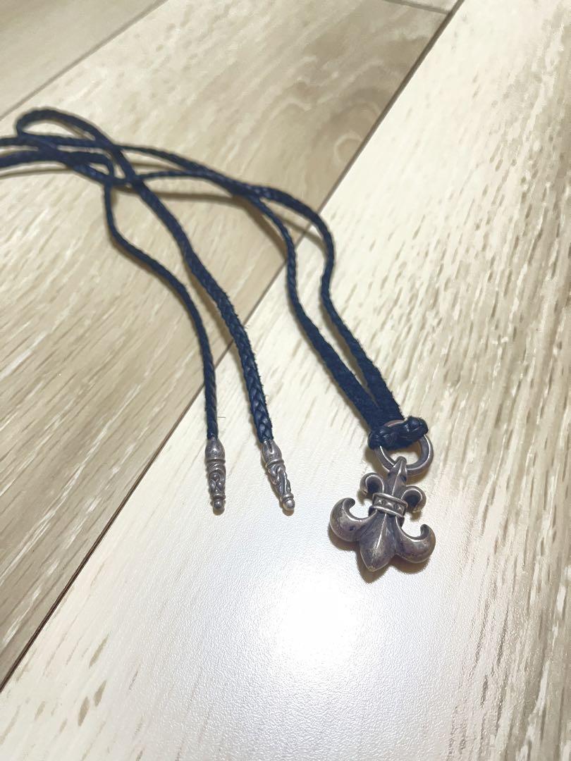 CHROME HEARTS BS FLUER BSペンダント＋レザーネックレス