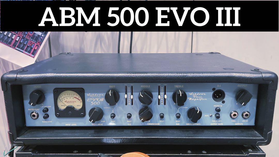 ベースアンプ ashdown ABM 500 EVO III 美品