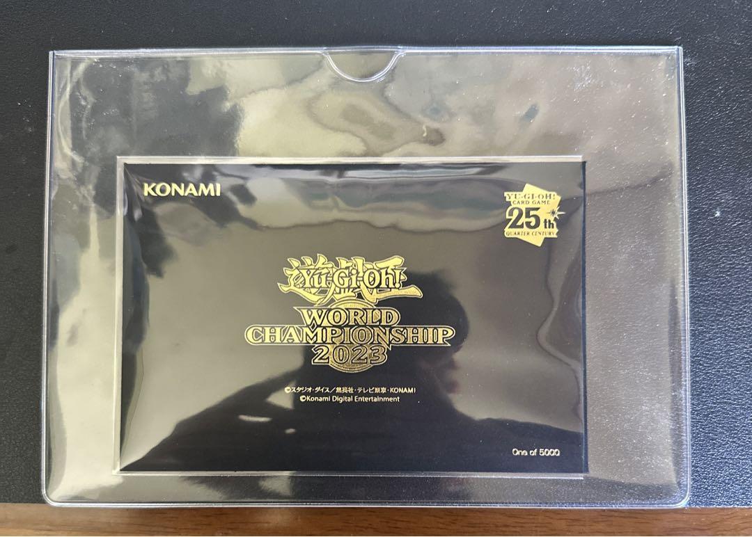 WCS 2023入場特典カード　ブラックマジシャンガール　魔法の筒　25th