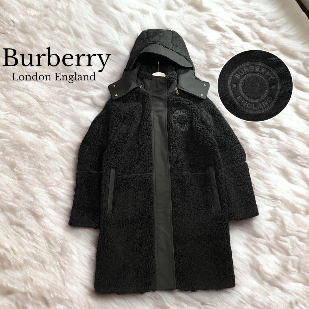 Burberry London England ボア コート テディベア