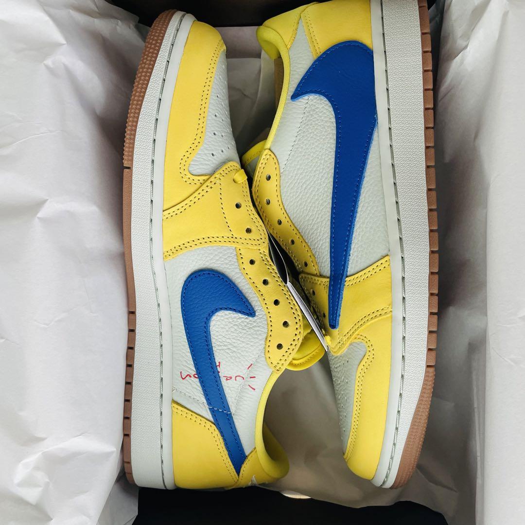 Travis Scott × Nike jordan 1 low 28cm