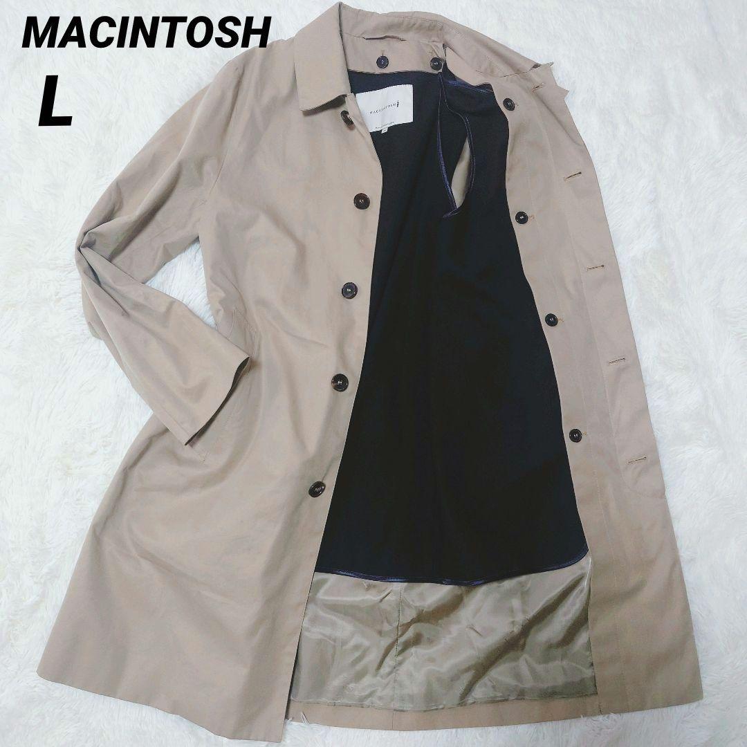 美品✨マッキントッシュ ステンカラーコート ライナー付 英国製 L ベージュ