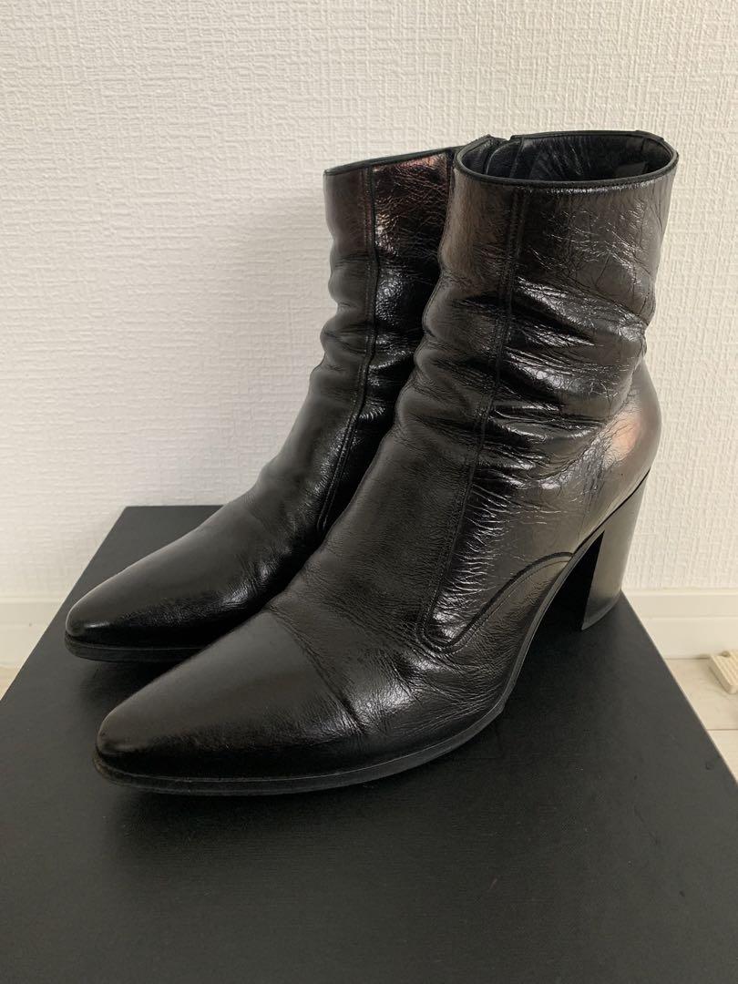 SAINT LAURENT PARIS 15AW8.5センチフレンチヒールブーツ