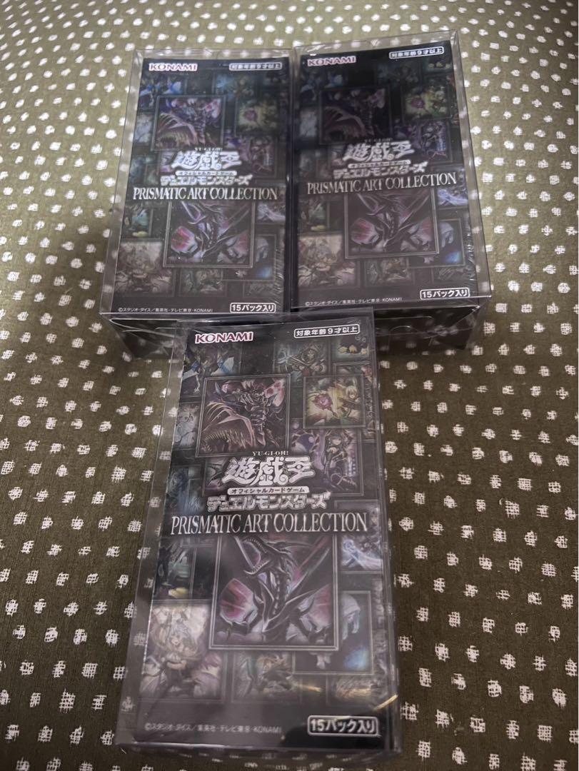 プリズマティックアートコレクション3box シュリンク付き　遊戯王