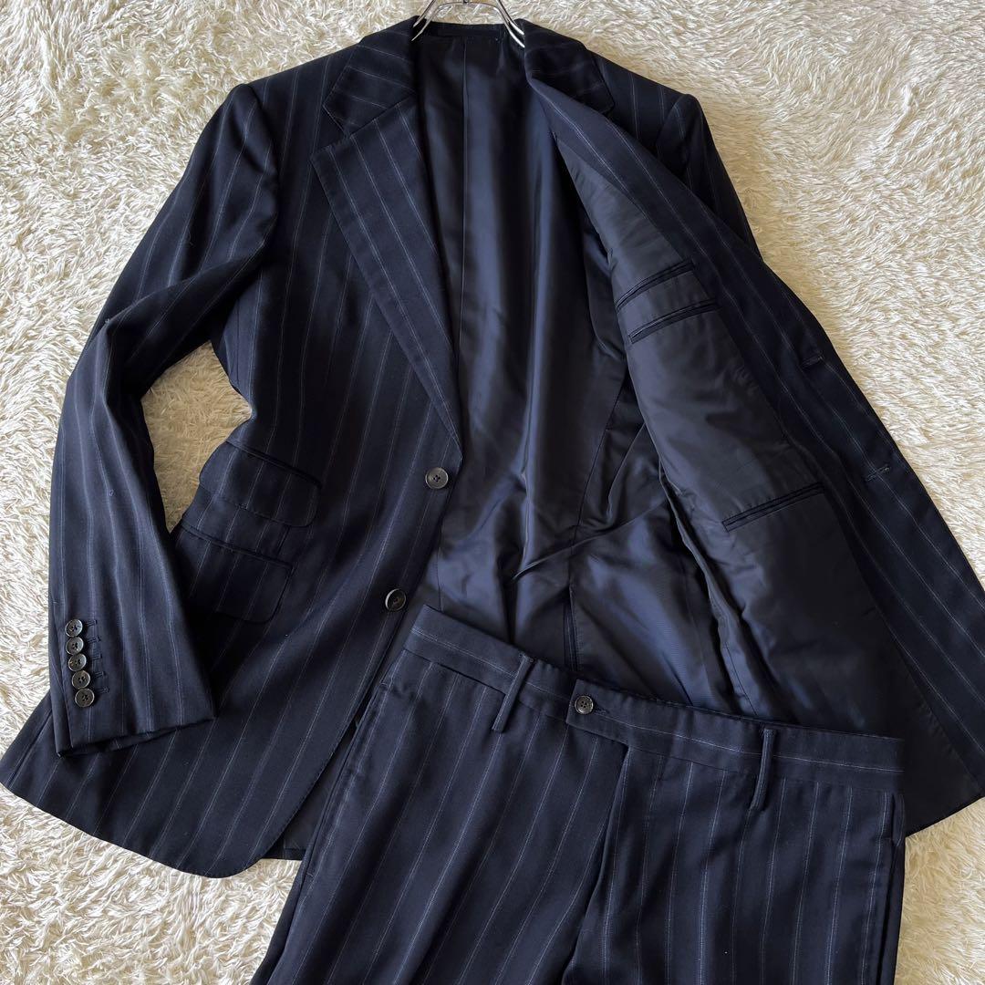 GUCCI グッチ スーツ 48R L ネイビー トムフォード期 セットアップ