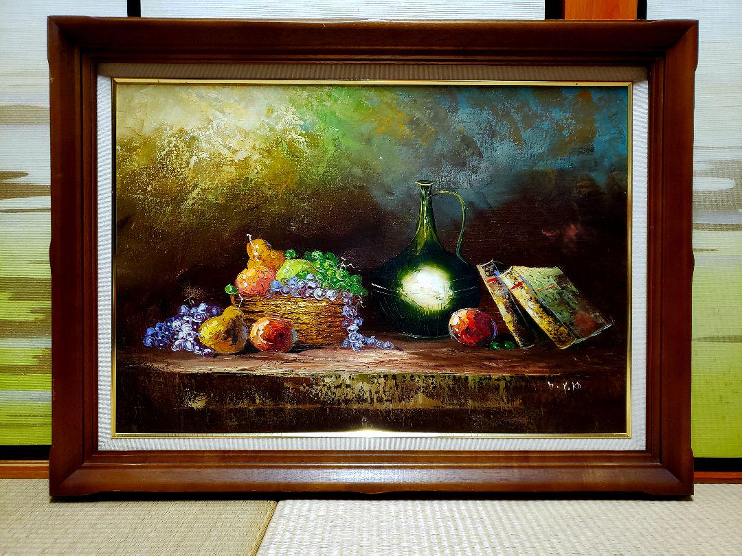 本物画伯の作品　感動する油絵。一流画伯の作品だと思います。