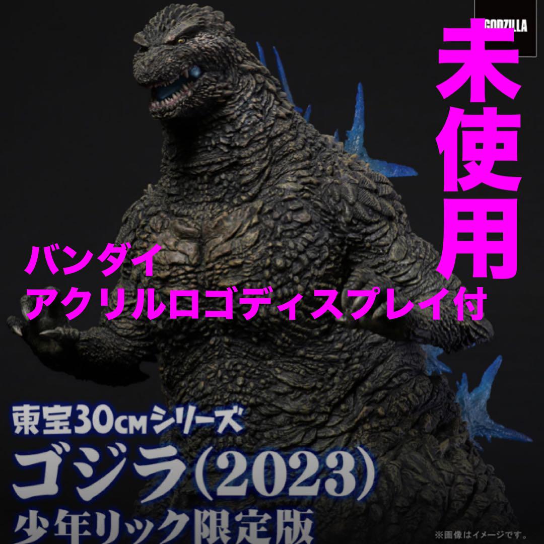 アクリルロゴディスプレイ付　東宝30cmシリーズ 少年リック ゴジラ マイナスワ