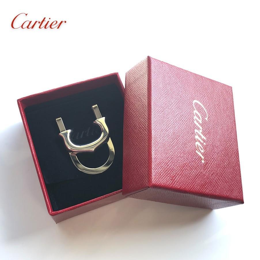 未使用級 Cartier カルティエ マネークリップ SV925 箱 保存袋付き