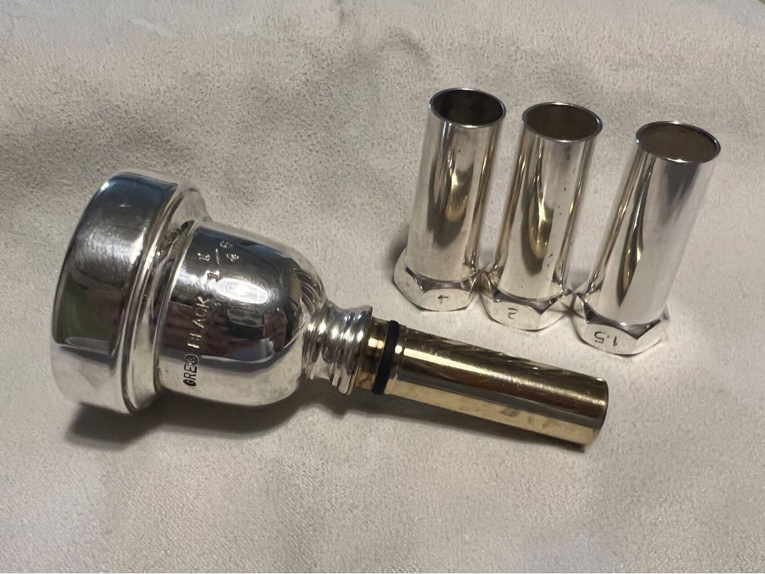 トロンボーン マウスピース グレッグブラック 1-1/4G R スリーブ加工