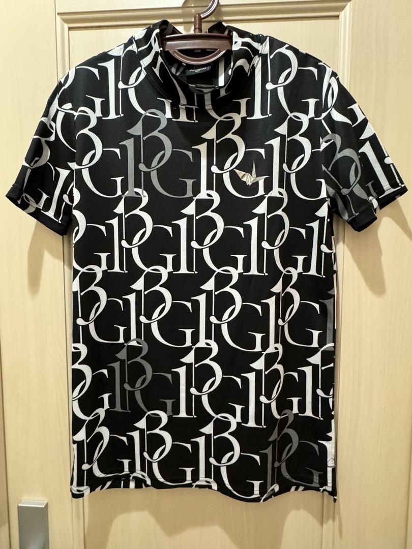 【美品】1PIU1UGUALE3 GOLF モックネックMIX LOGO