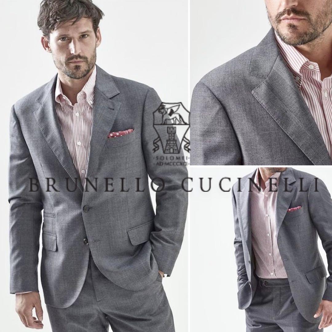 【BRUNELLO CUCINELLI】定価約50万円　ウールシルク