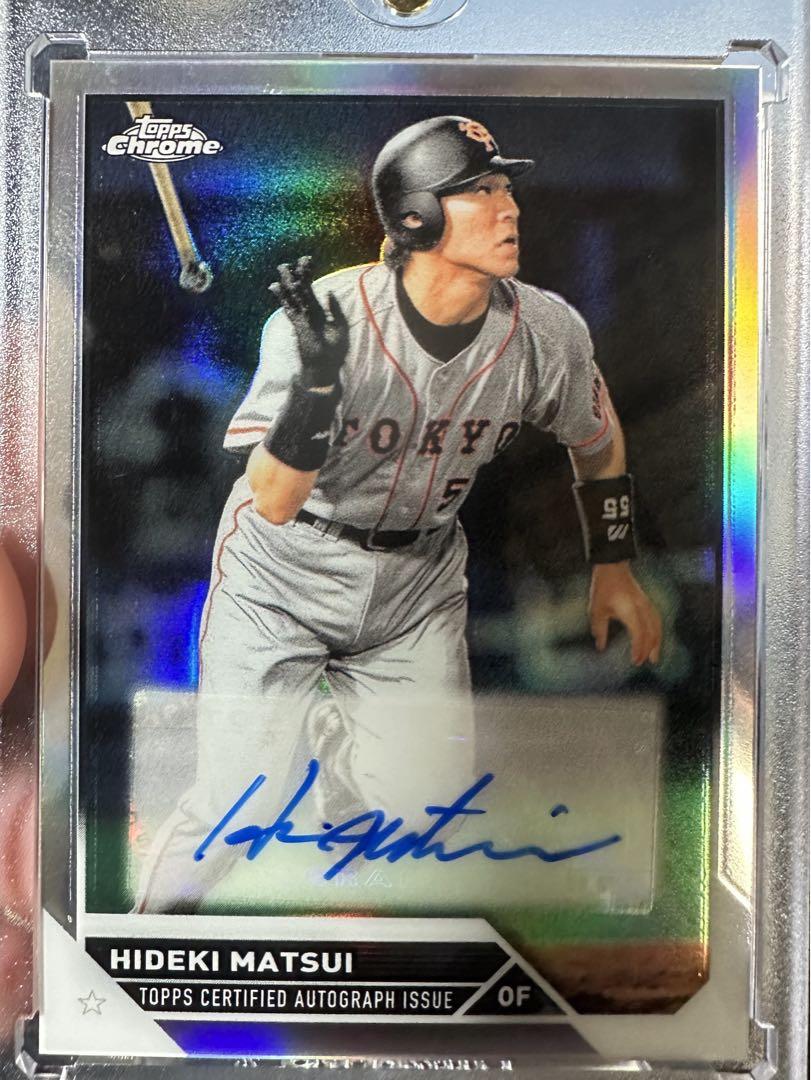 2023 TOPPS NPB CHROME 【松井秀喜】直筆サイン入りカード