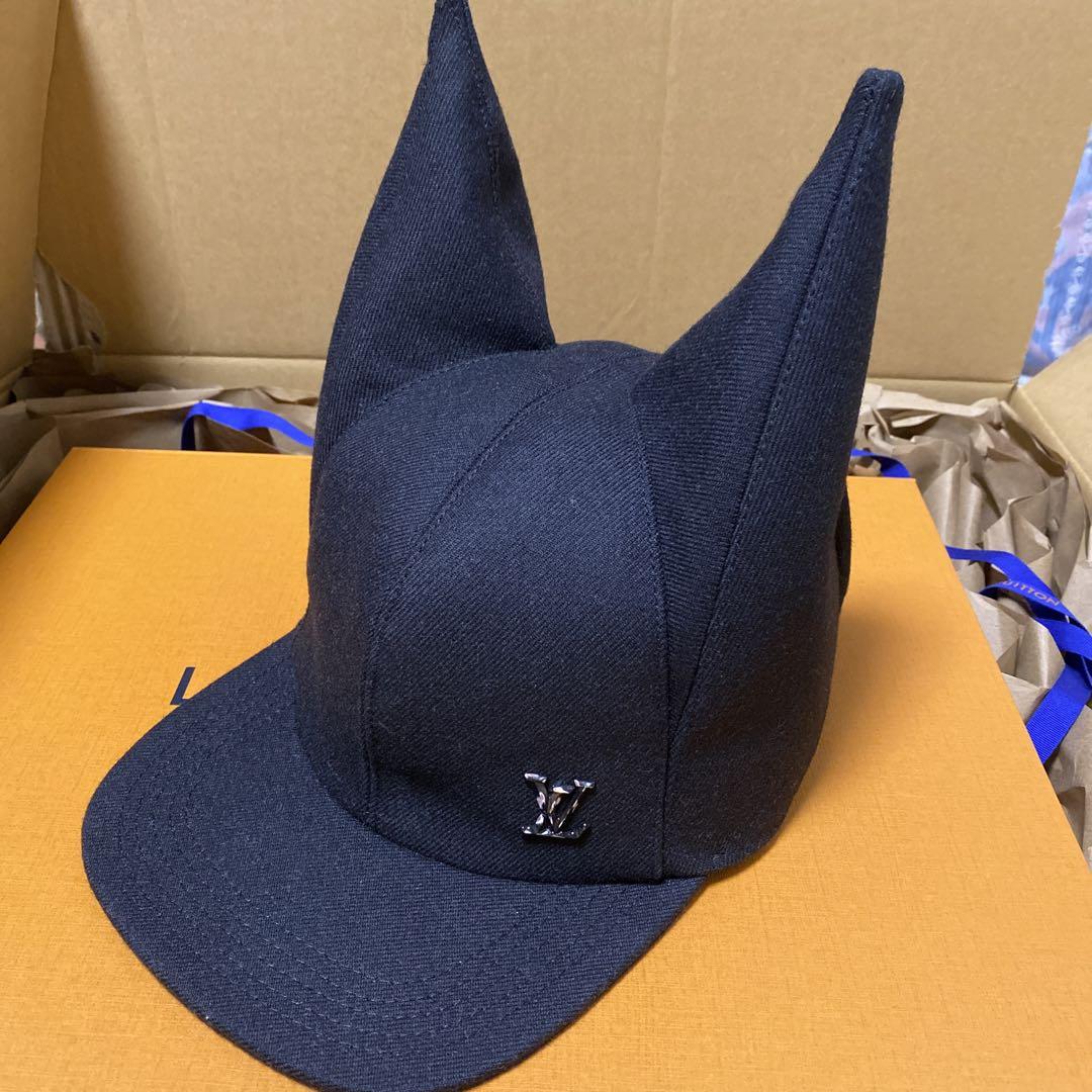 LV キャップ　帽子　猫耳