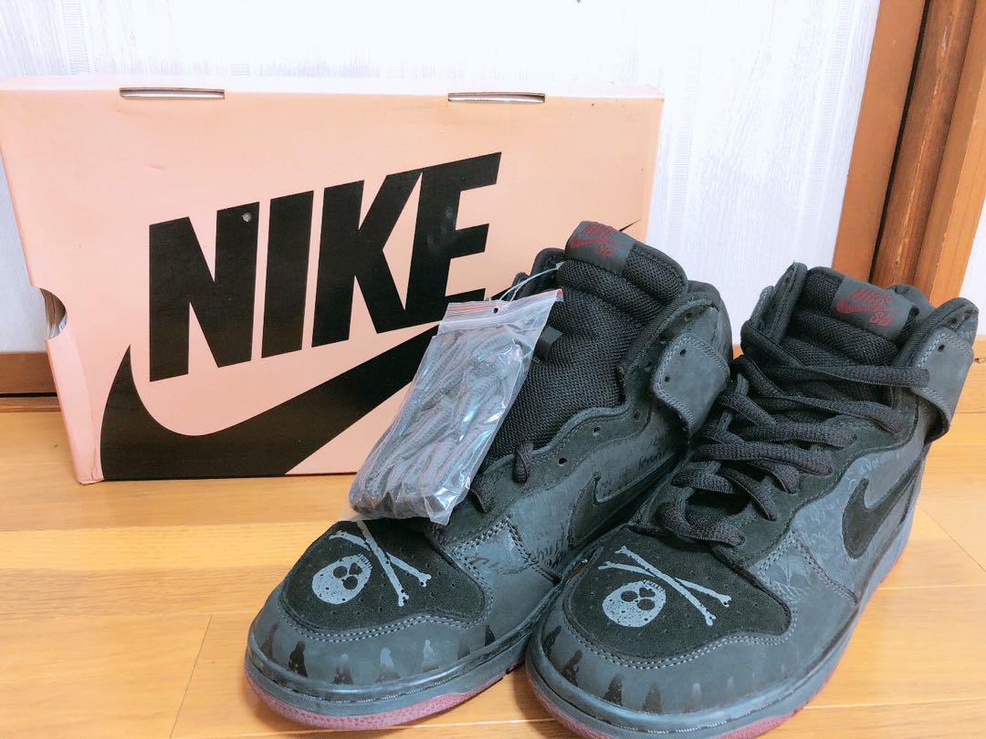 靴 NIKE DUNK HIGH PRO SB  MELVINS SKULL