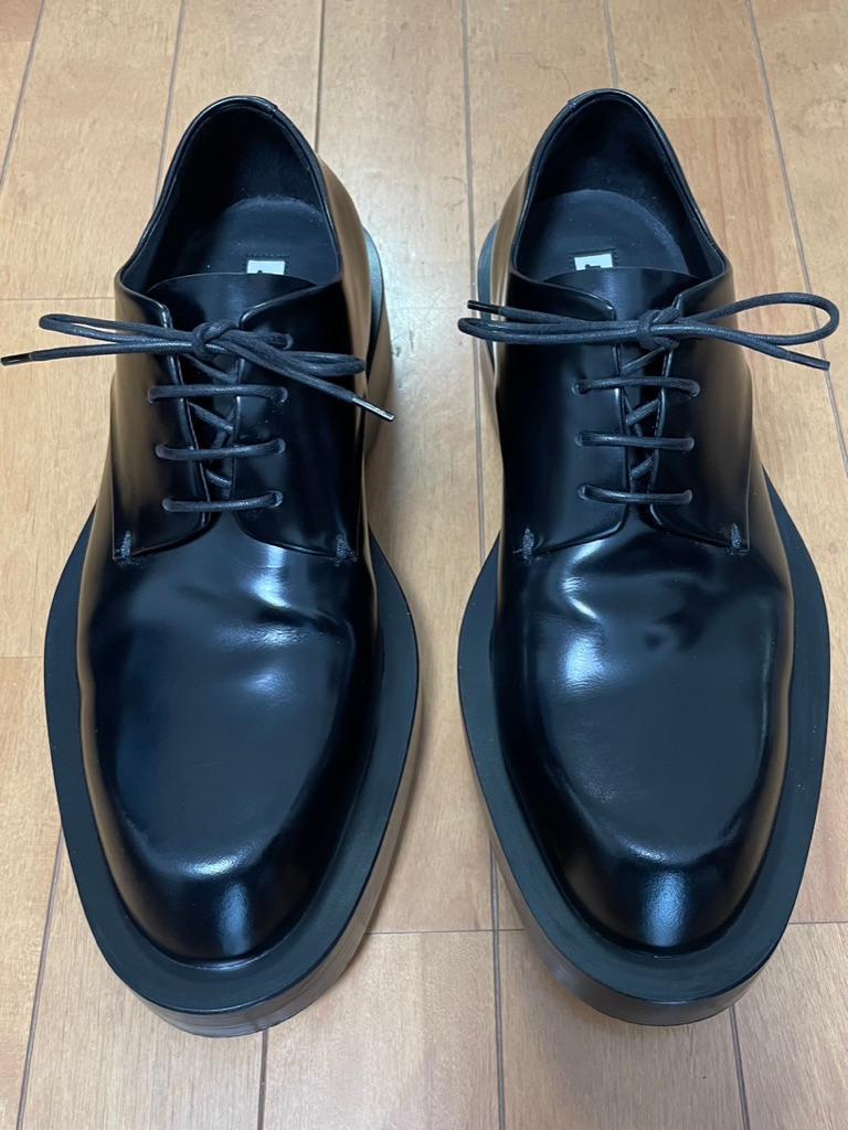★24SS Jil Sander ジルサンダー レザー シューズ 靴 42
