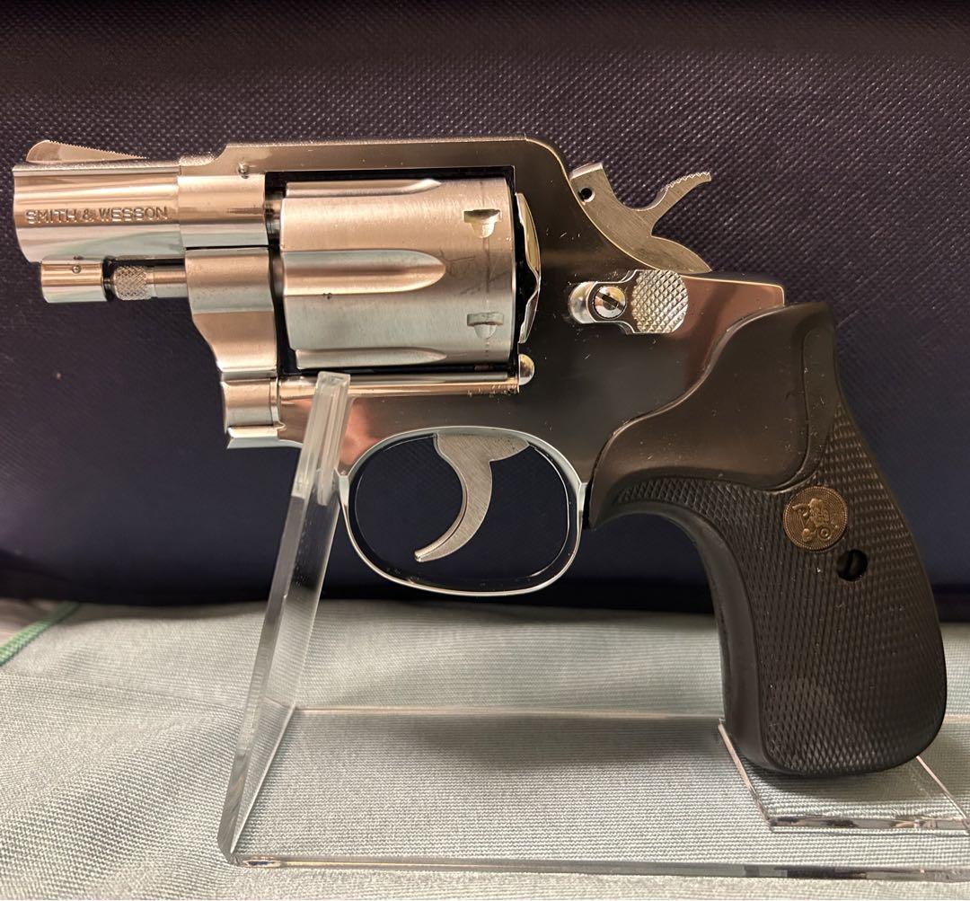【コクサイ】s&w M64モデルガン+交換用木グリ