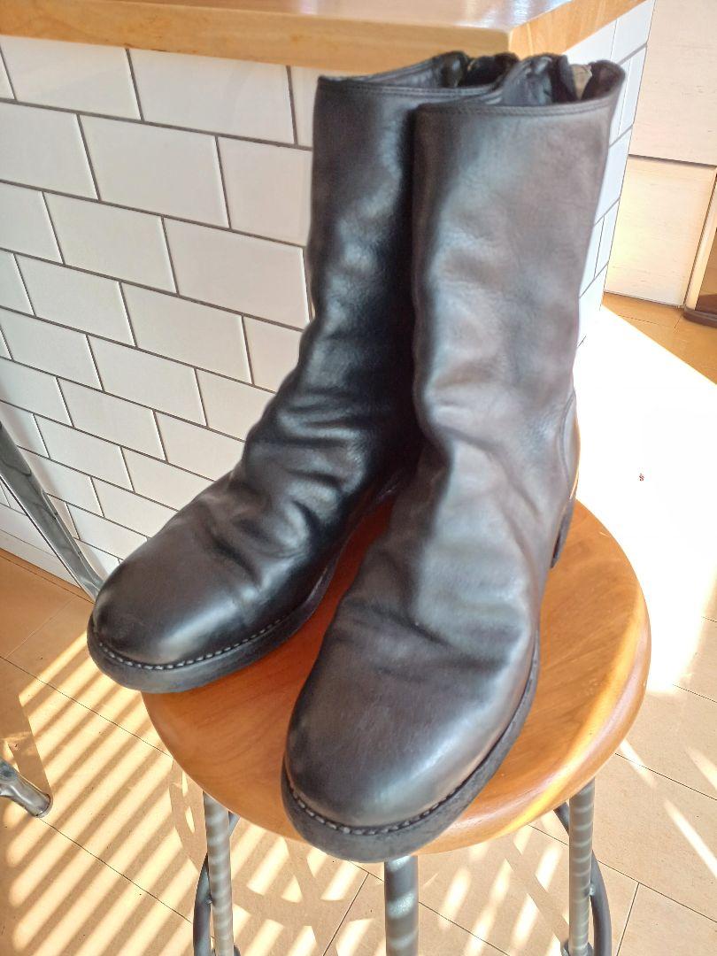 GUIDI　グイディ788Z バックジップ　ホースレザー　Black 41
