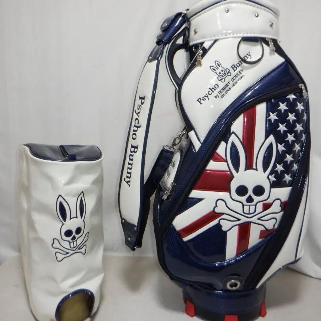 Psycho Bunny サイコバニー 9.5型★中古～良品★スタッフバック