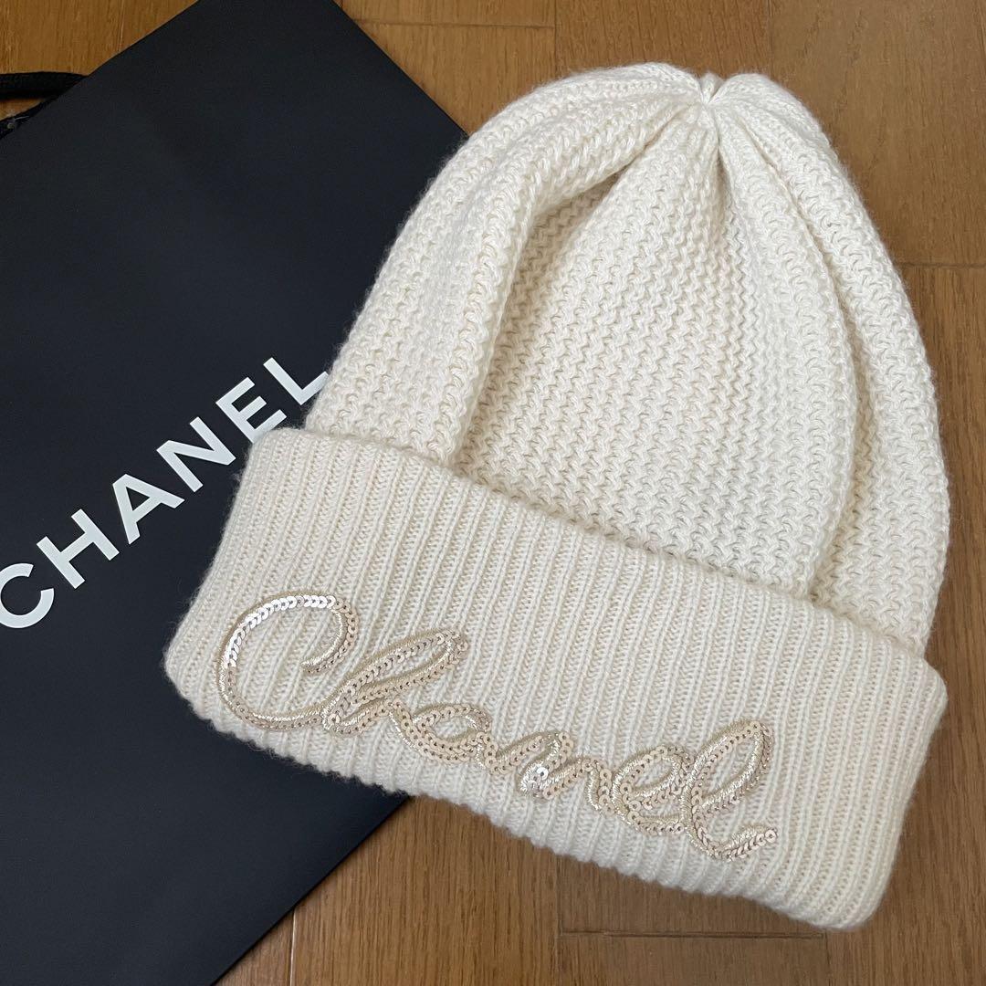 【美品】CHANEL ニット帽